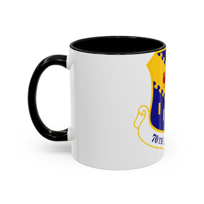 70th Intelligence Surveillance and Reconnaissance Wing (U.S. Air Force) Accent Coffee Mug