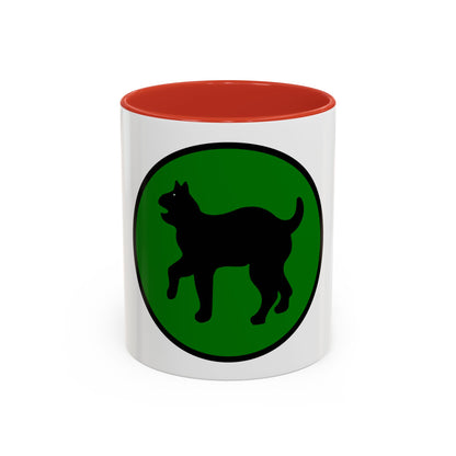 US 81st Infantry Division SSI (U.S. Army) Accent Coffee Mug