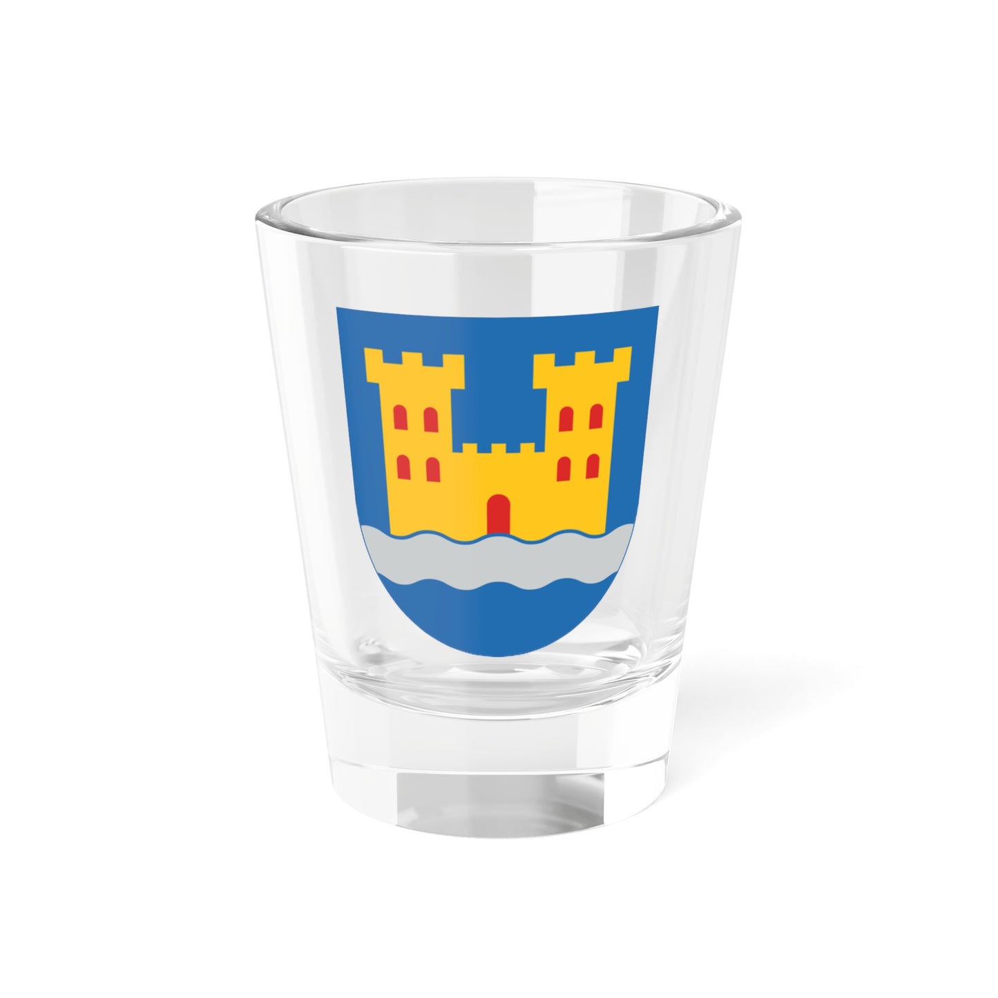 Kajaani.vaakuna (Finland) (Coat of Arms) Shot Glass 1.5oz