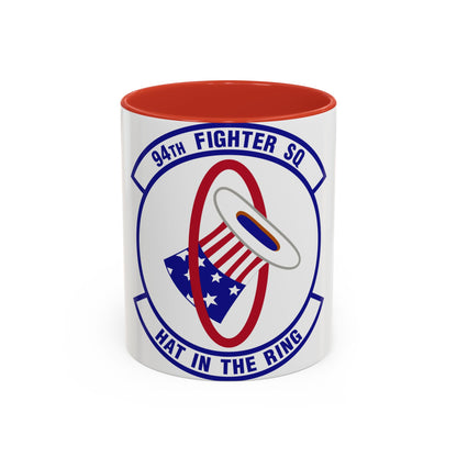 94 Fighter Squadron ACC (U.S. Air Force) Accent Coffee Mug