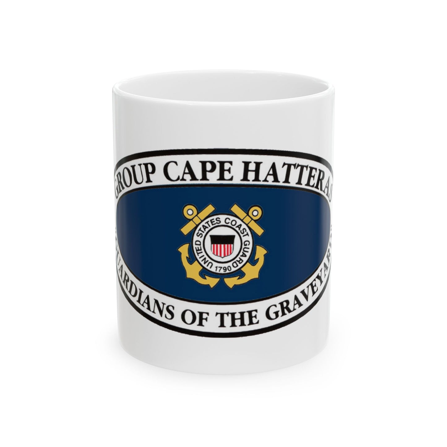 USCG Group Cape Hatteras VINT (U.S. Coast Guard) White Coffee Mug