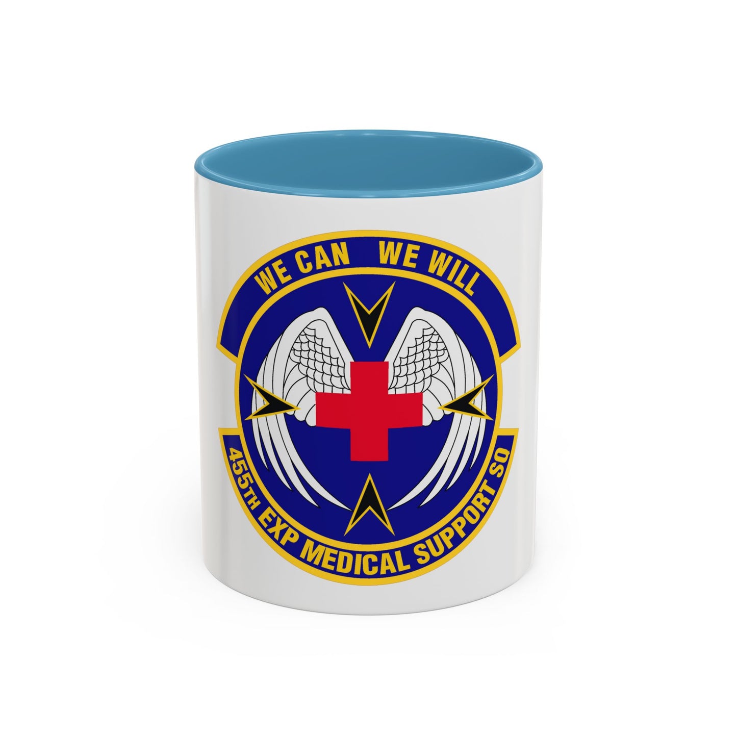 455th Expeditionary Medical Support Squadron (U.S. Air Force) Accent Coffee Mug