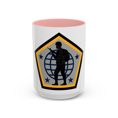 Human Resources Command (U.S. Army) Accent Coffee Mug