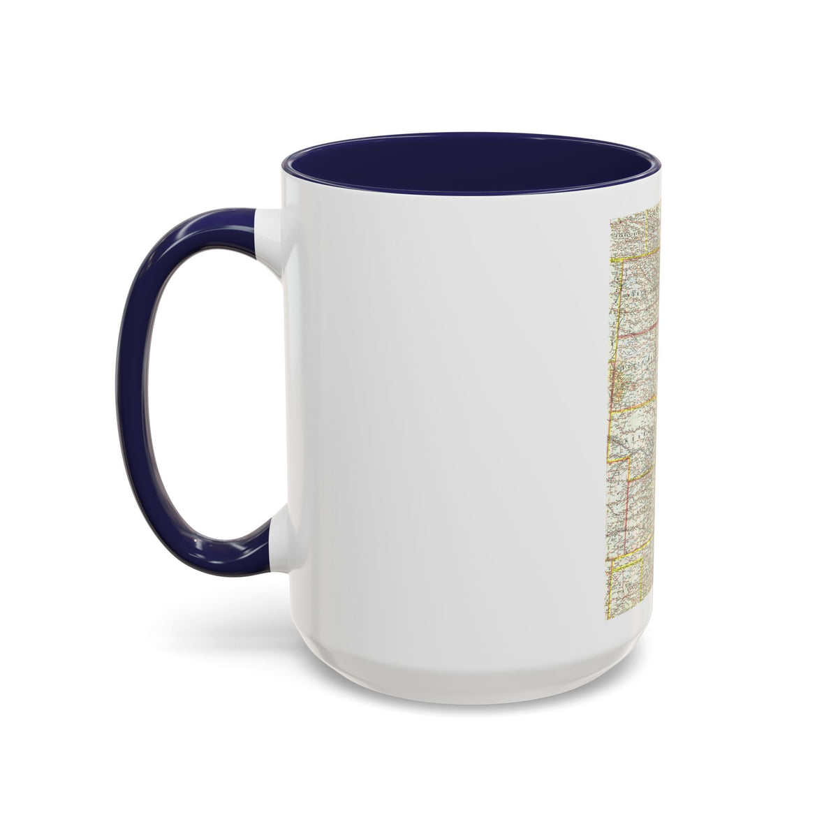 USA - North Central (1958) (Map) Accent Coffee Mug