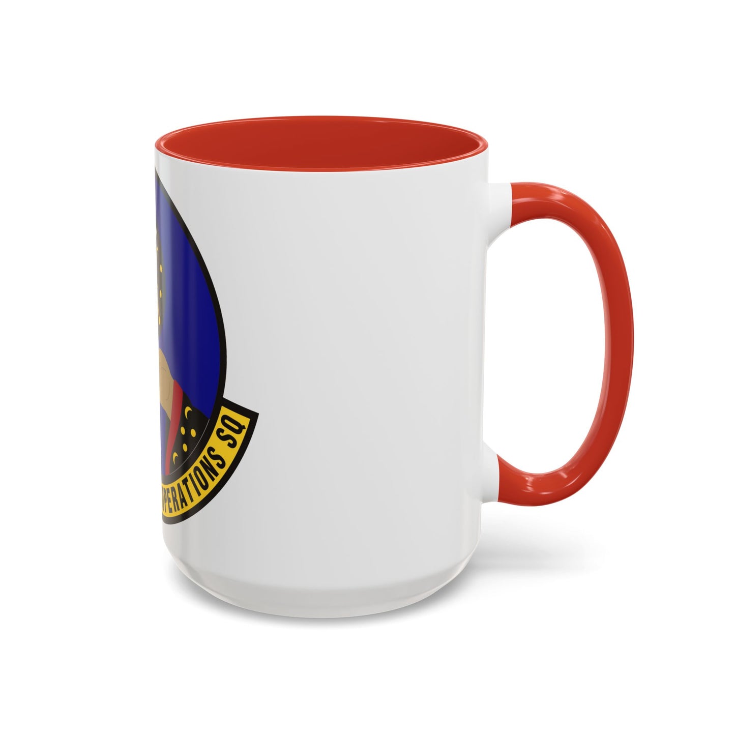 92 Maintenance Operations Squadron AMC (U.S. Air Force) Accent Coffee Mug