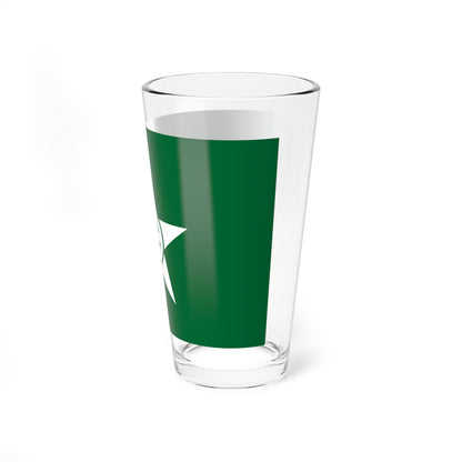 Flag of Tōma Hokkaido (Japan) Pint Glass 16oz