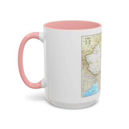 China - The People's Republic (1980) (Map) Accent Coffee Mug
