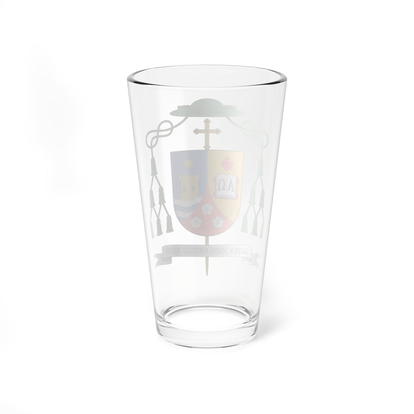 Escudo de Cristóbal Déniz Hernández (Spain) (Coat of Arms) Pint Glass 16oz