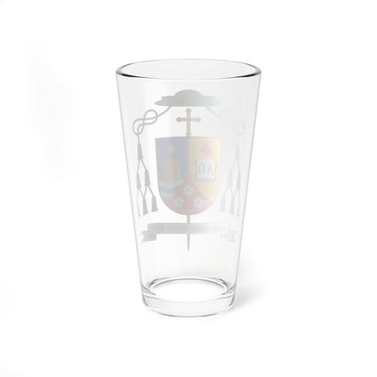 Escudo de Cristóbal Déniz Hernández (Spain) (Coat of Arms) Pint Glass 16oz