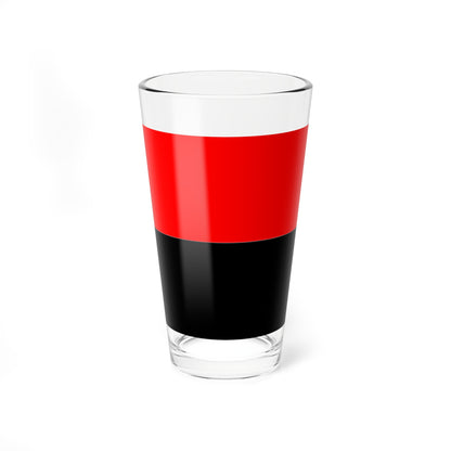 Berne war flag (Switzerland) Pint Glass 16oz