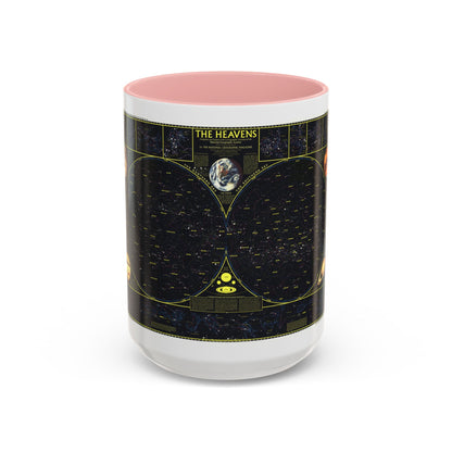 Heavens. The (1970) (Map) Accent Coffee Mug