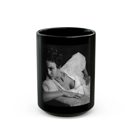 Dorothy Dandridge #06 (Vintage Female Icon) Black Coffee Mug-15oz-Go Mug Yourself