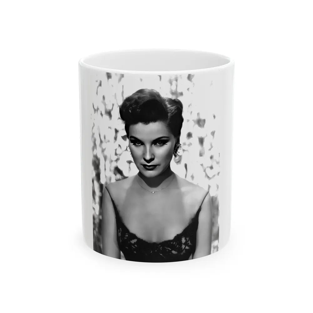 Debra Paget #48 2 (Vintage Female Icon) White Coffee Mug-11oz-Go Mug Yourself