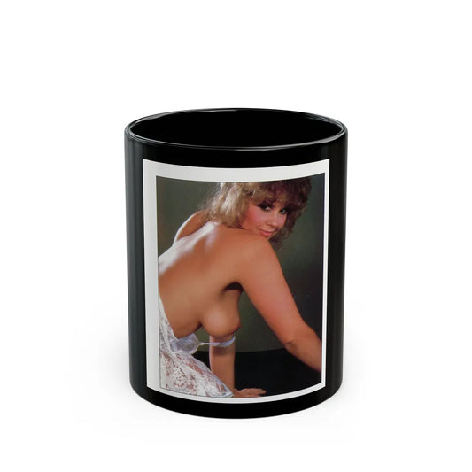 Linda Blair #304 - Celebrity Sleuth Mag. - 1 Page 1 Small Photo (Vintage Female Icon) Black Coffee Mug-11oz-Go Mug Yourself