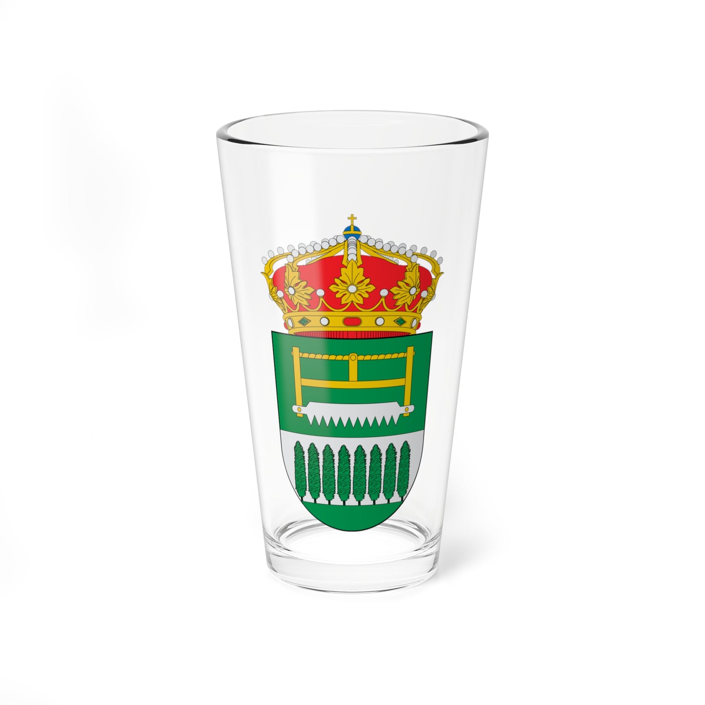 Escudo de Badaran-La Rioja (Spain) (Coat of Arms) Pint Glass 16oz