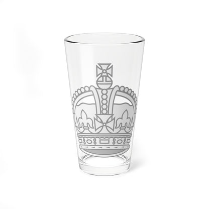 1901 pattern Tudor Crown silver (United Kingdom) (Military Rank) Pint Glass 16oz