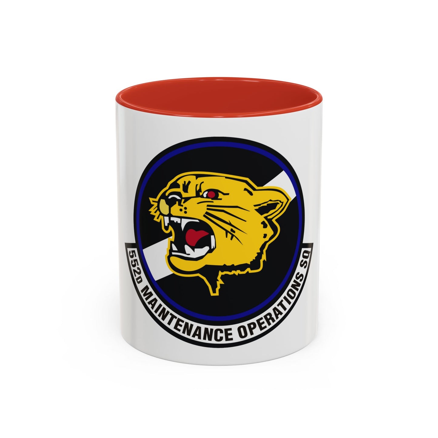 552nd Maintenance Operations Squadron (U.S. Air Force) Accent Coffee Mug