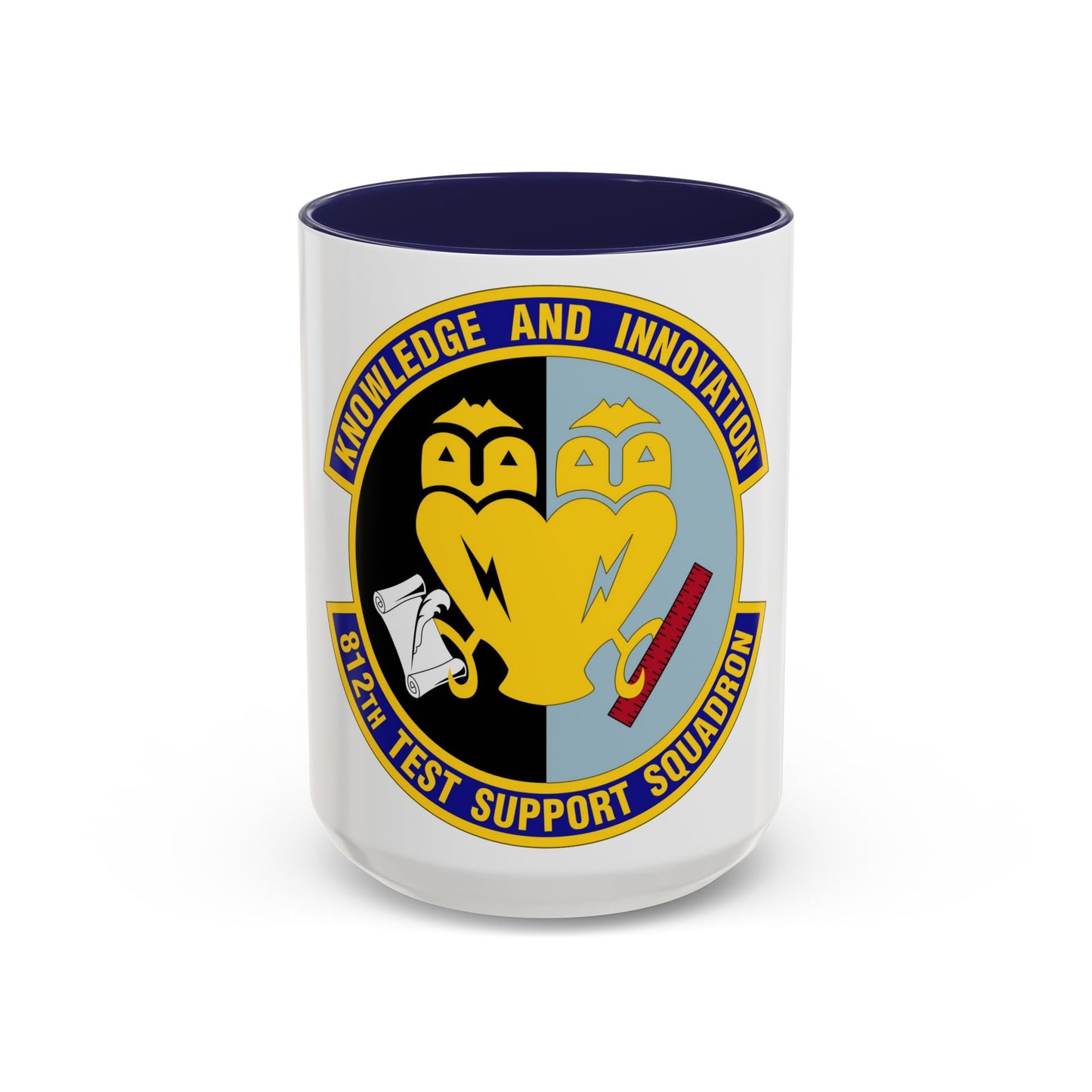 812 Test and Support Squadron AFMC (U.S. Air Force) Accent Coffee Mug