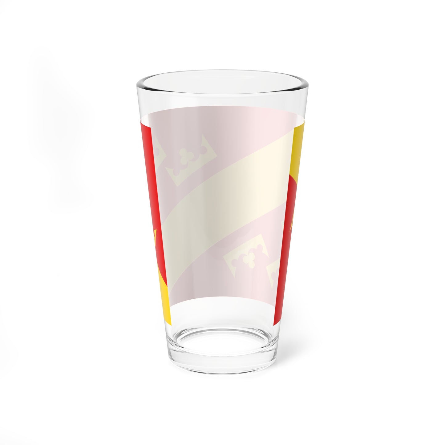 Flag of Haute-Alsace (France) Pint Glass 16oz
