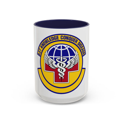 87 Healthcare Operations Squadron AMC (U.S. Air Force) Accent Coffee Mug