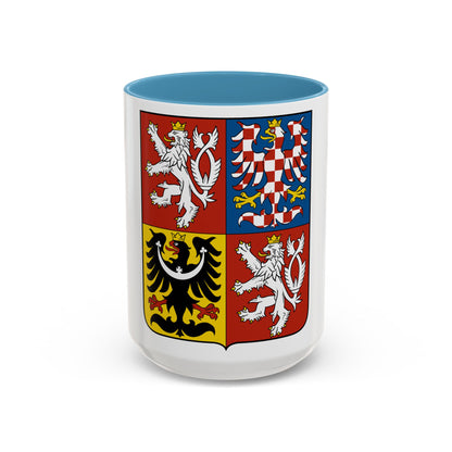 Coat of arms of the Czech Republic - Accent Coffee Mug