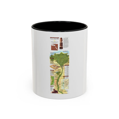 Egypt's Nile Valley- The North (1995) (Map) Accent Coffee Mug
