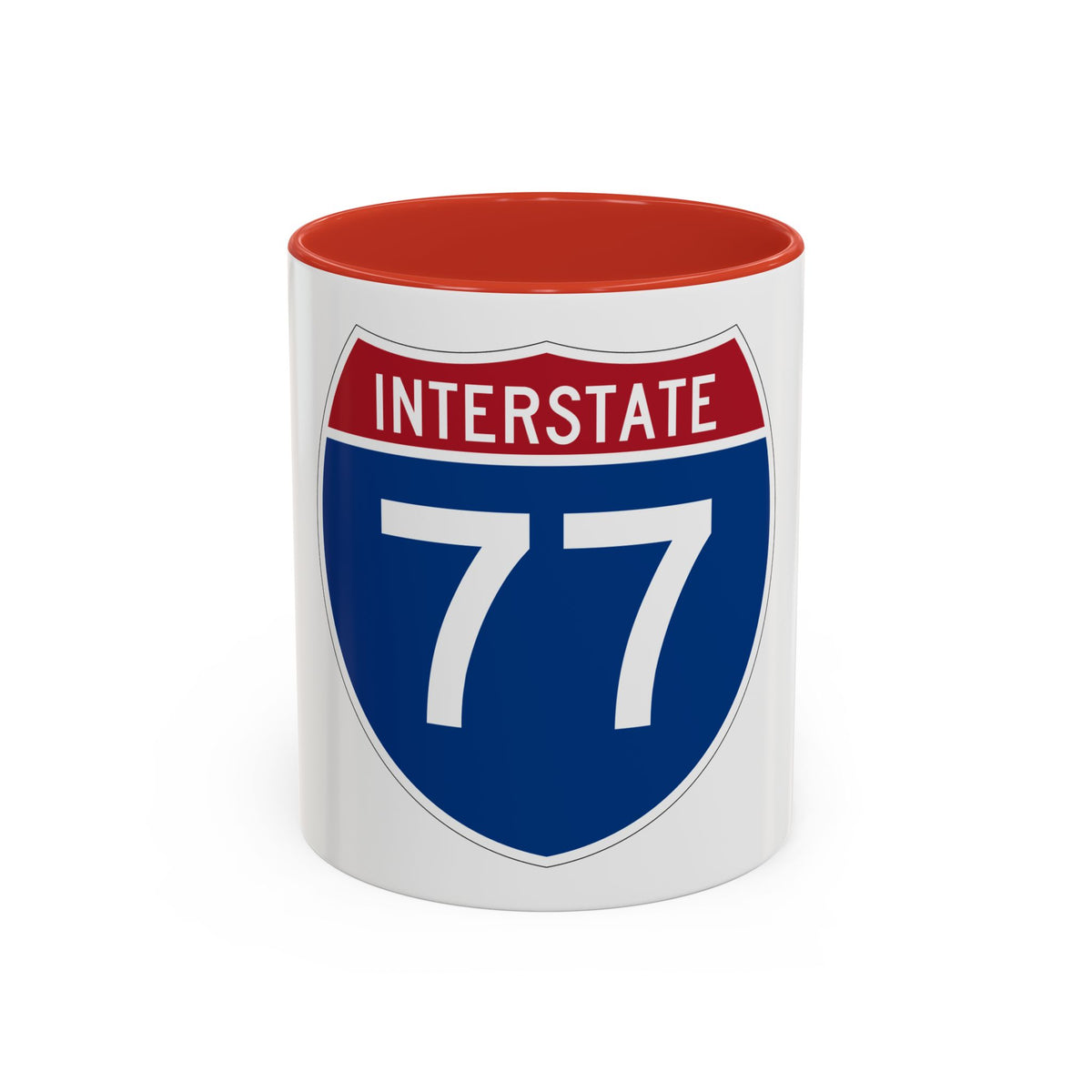 Interstate 77 (U.S. Highways) Accent Coffee Mug