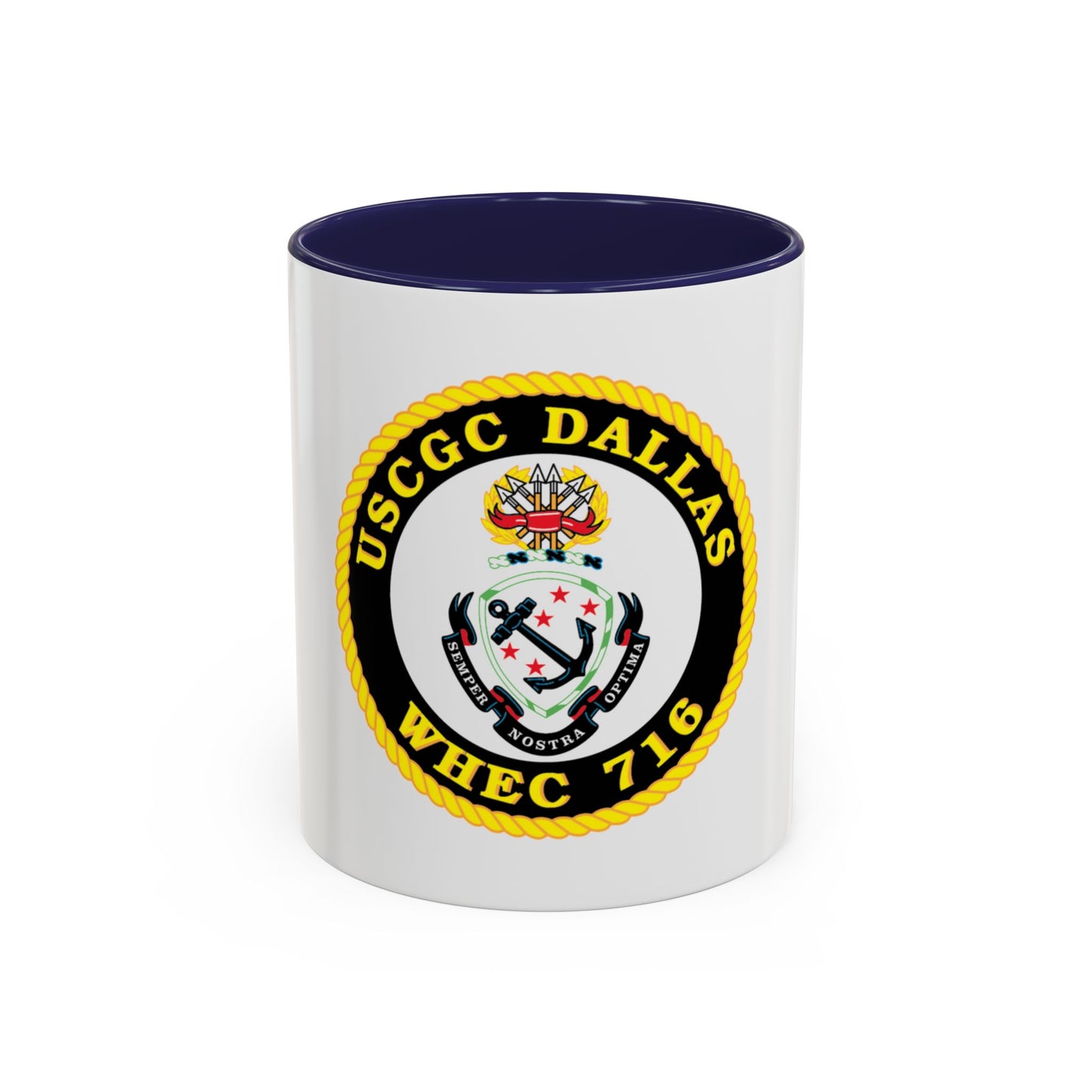 USCGC Dallas WHEC 716 (U.S. Coast Guard) Accent Coffee Mug
