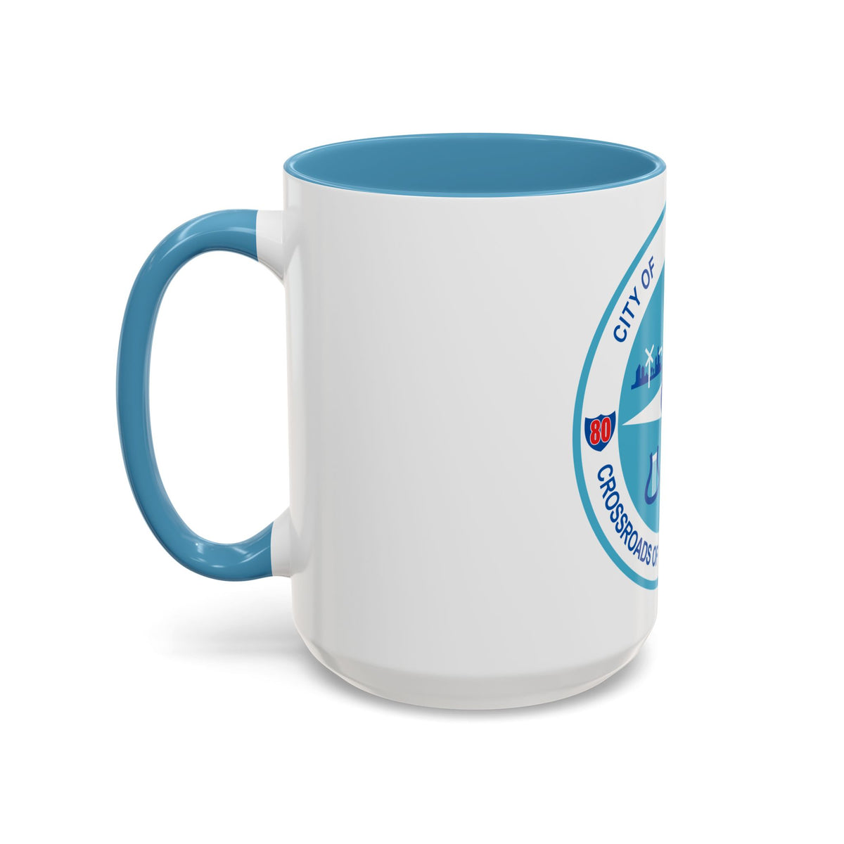 Seal of Joliet Illinois - Accent Coffee Mug