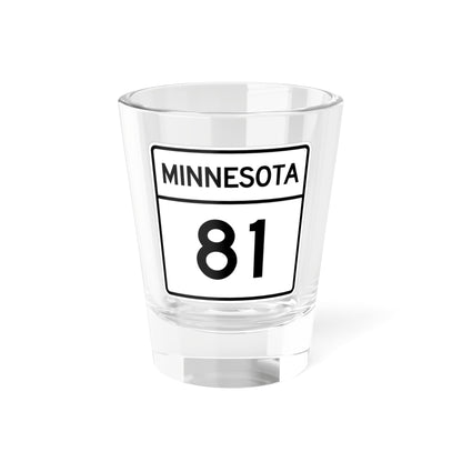 MN-81 1948 (Minnesota) (Road Sign) Shot Glass 1.5oz