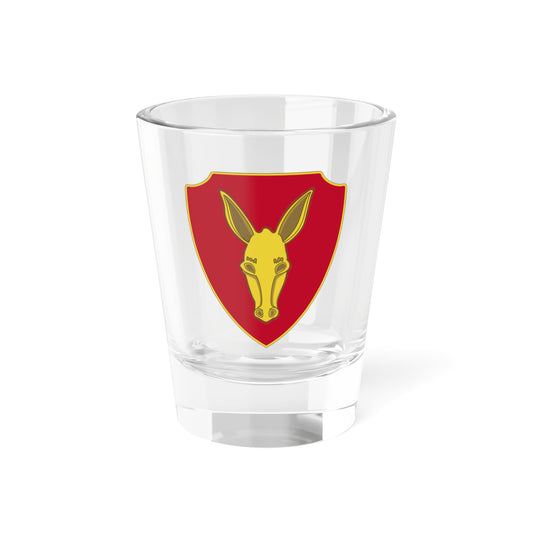 Verre à liqueur du 99e bataillon d'artillerie de campagne (armée américaine) 1,5 oz