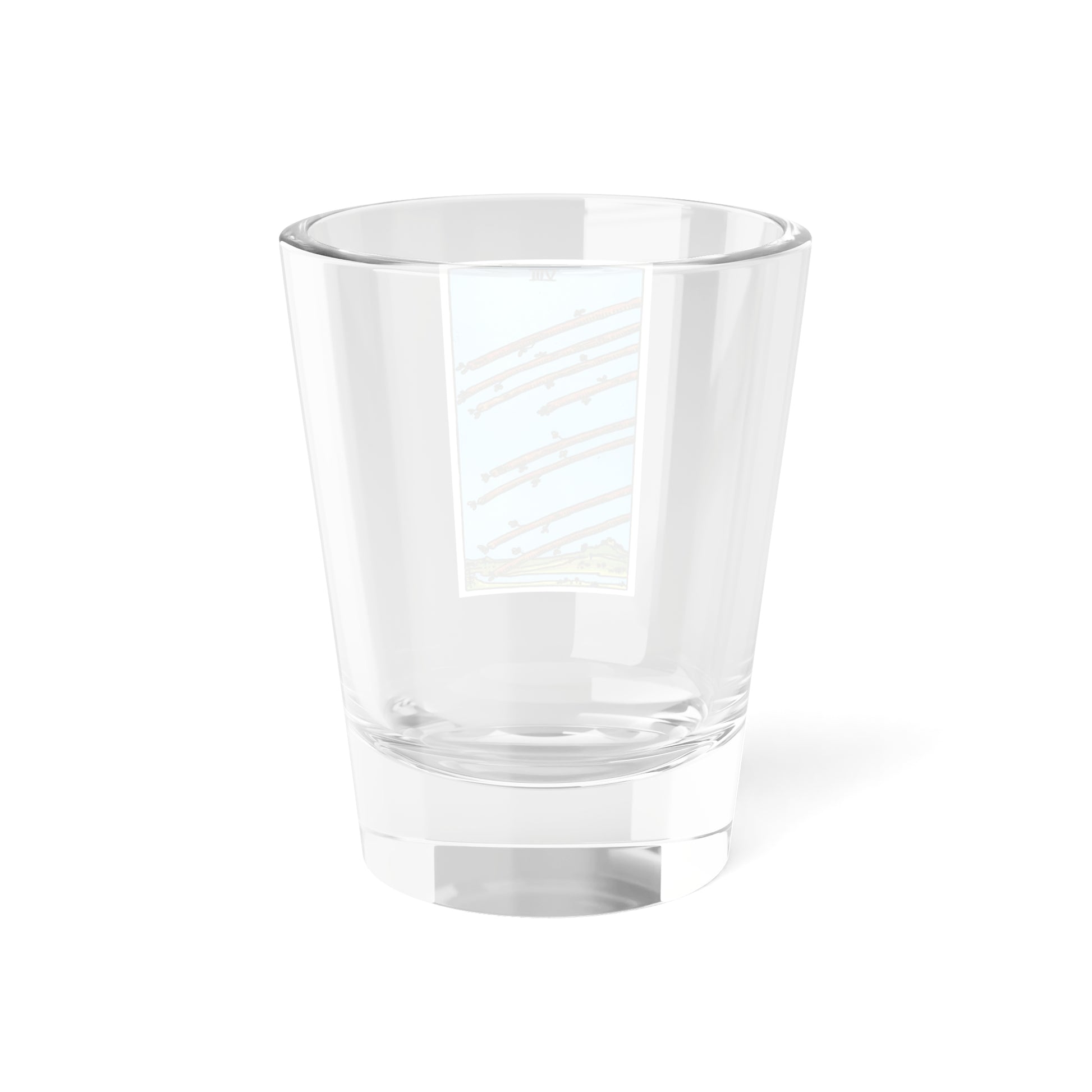 The 8 of Wands (Tarot Card) Shot Glass 1.5oz-Go Mug Yourself