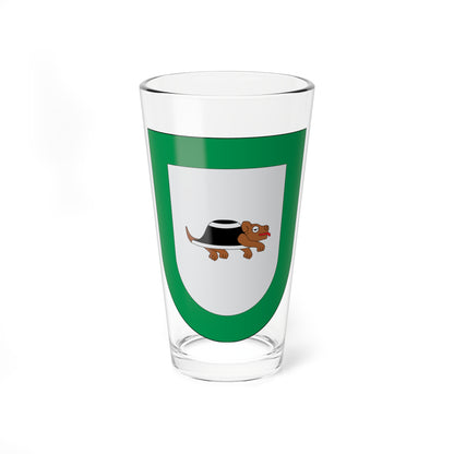 Escudo Ayotoxco de Guerrero (Mexico) (Coat of Arms) Pint Glass 16oz