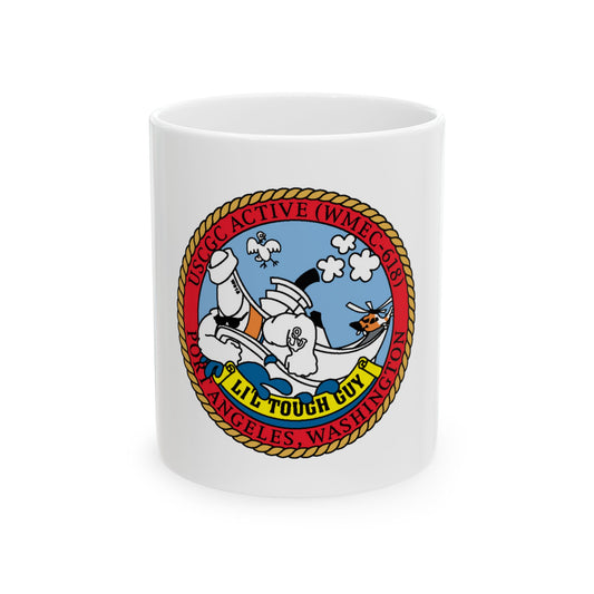 USCGC Active WMEC 618 Little Tough Guy (U.S. Coast Guard) White Coffee Mug