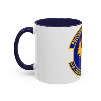 816th Security Forces Squadron (U.S. Air Force) Accent Coffee Mug