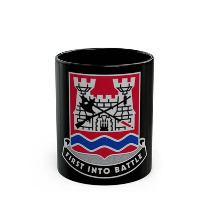 898 Engineer Battalion (U.S. Army) Black Coffee Mug-11oz-Go Mug Yourself