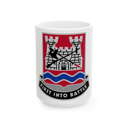 898 Engineer Battalion (U.S. Army) White Coffee Mug-15oz-Go Mug Yourself