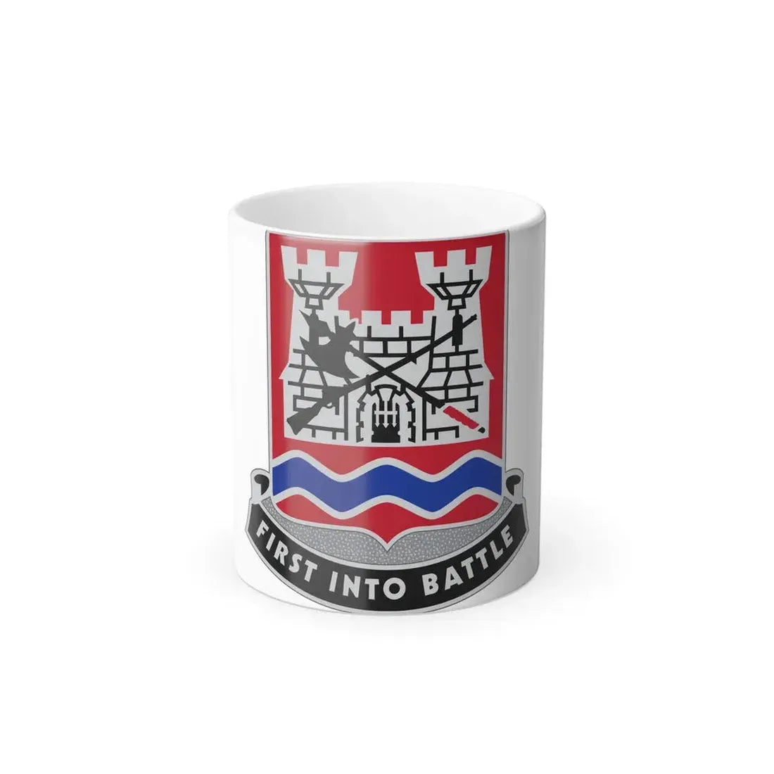 898 Engineer Battalion (U.S. Army) Color Changing Coffee Mug 11oz - Go Mug Yourself