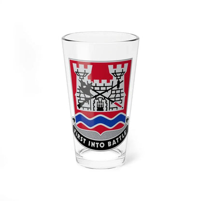 898 Engineer Battalion (U.S. Army) Pint Glass 16oz 16oz - Go Mug Yourself