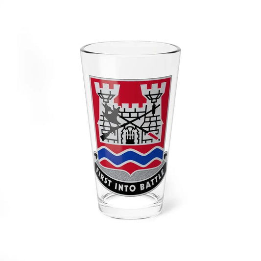898 Engineer Battalion (U.S. Army) Pint Glass 16oz 16oz - Go Mug Yourself