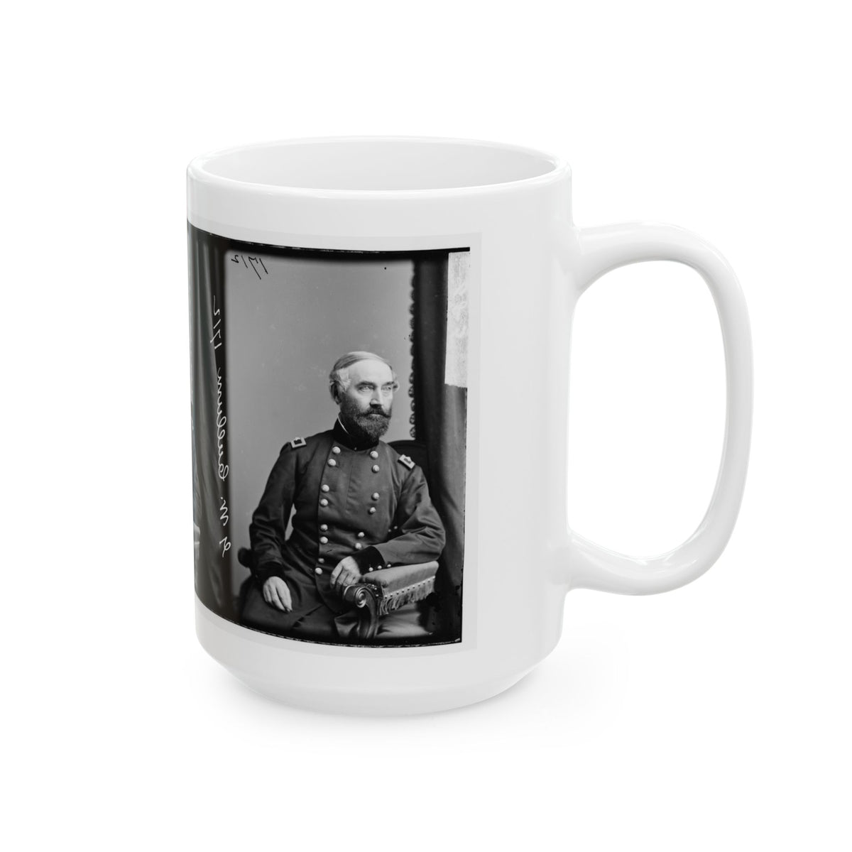 Brig. Gen. G.W. Cullum Was Appointed Chief Of Staff To General Henry W. Halleck (U.S. Civil War) White Coffee Mug