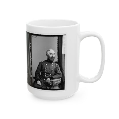 Brig. Gen. G.W. Cullum Was Appointed Chief Of Staff To General Henry W. Halleck (U.S. Civil War) White Coffee Mug