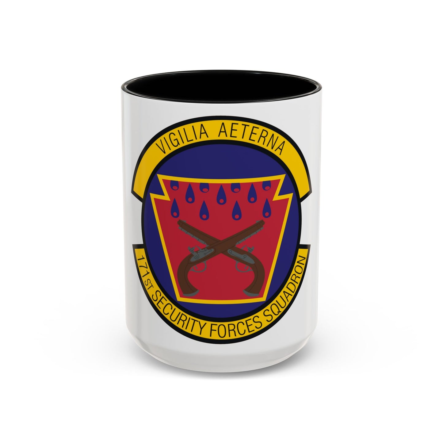 171st Security Forces Squadron (U.S. Air Force) Accent Coffee Mug