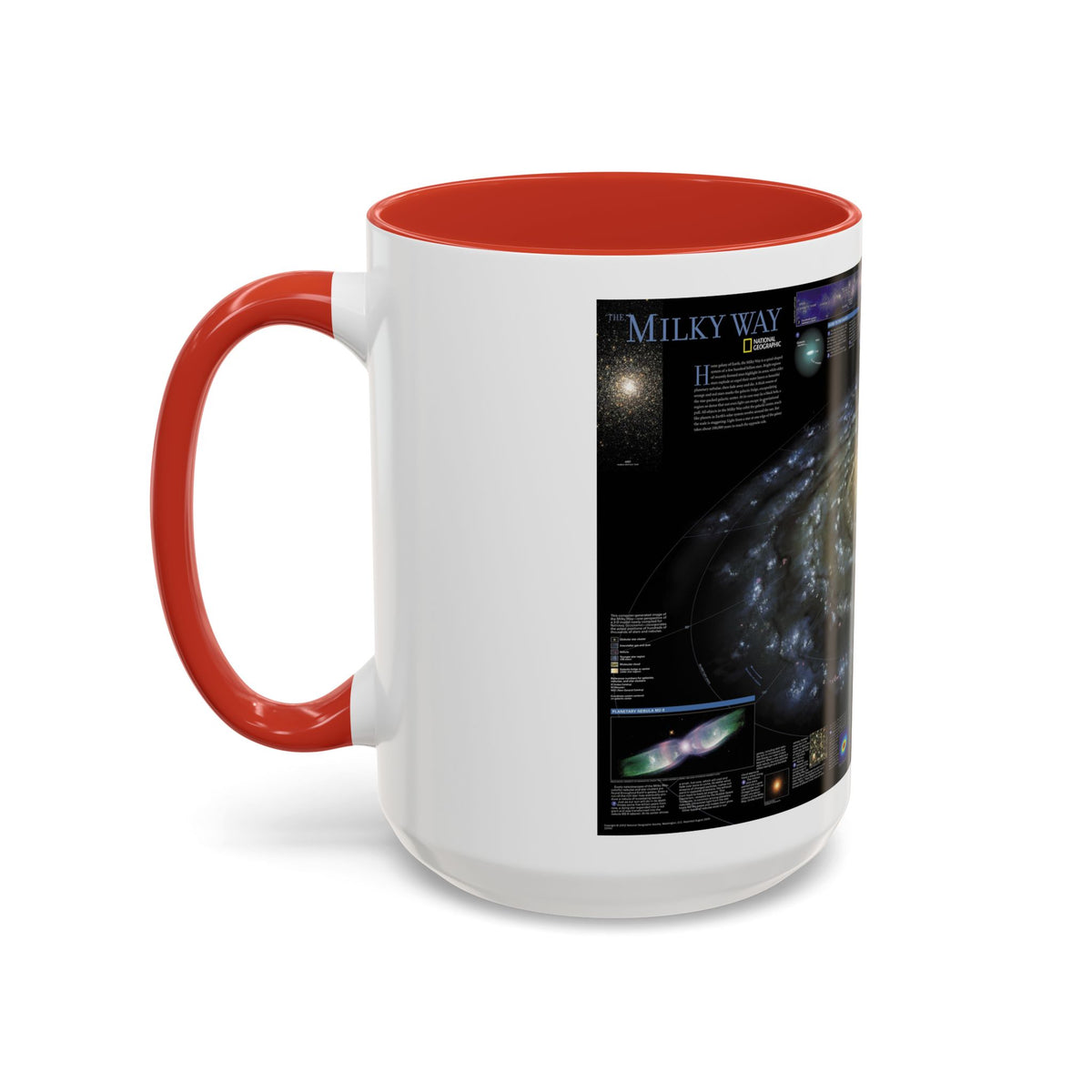 Space - Milky Way (2002) (Map) Accent Coffee Mug