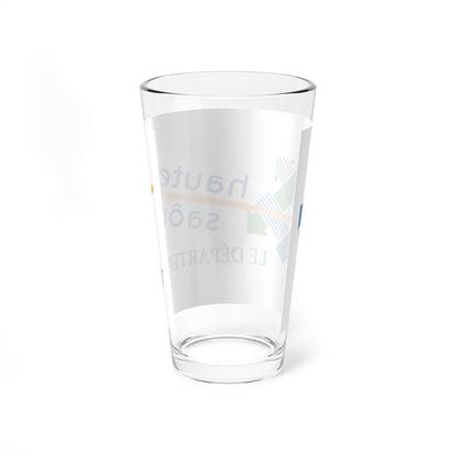 Flag of the Department of Haute-Saone (France) Pint Glass 16oz