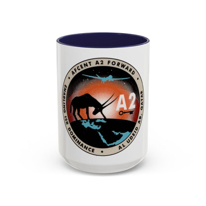 AFCENT A2 Forward (U.S. Air Force) Accent Coffee Mug