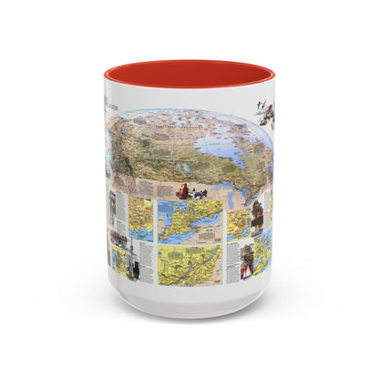 Canada - Vacationlands (1985) (Map) Accent Coffee Mug