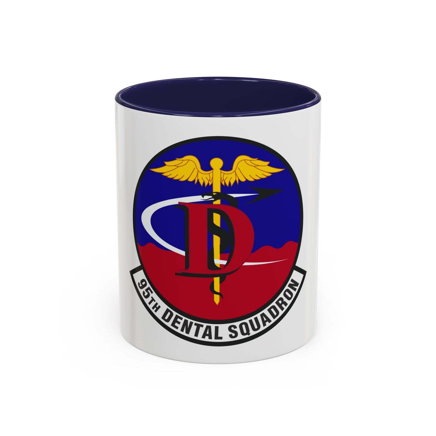 95th Dental Squadron (U.S. Air Force) Accent Coffee Mug