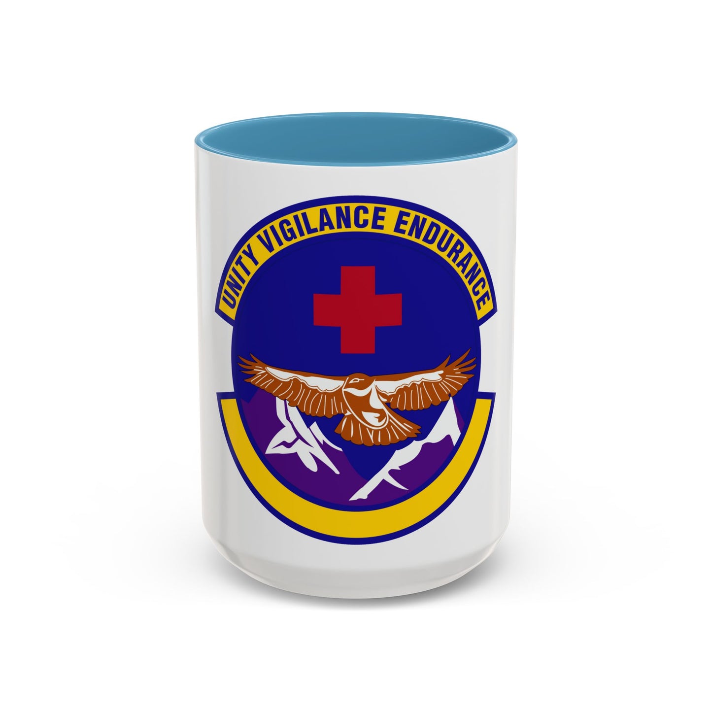 17 Operational Medical Readiness Squadron AETC (U.S. Air Force) Accent Coffee Mug