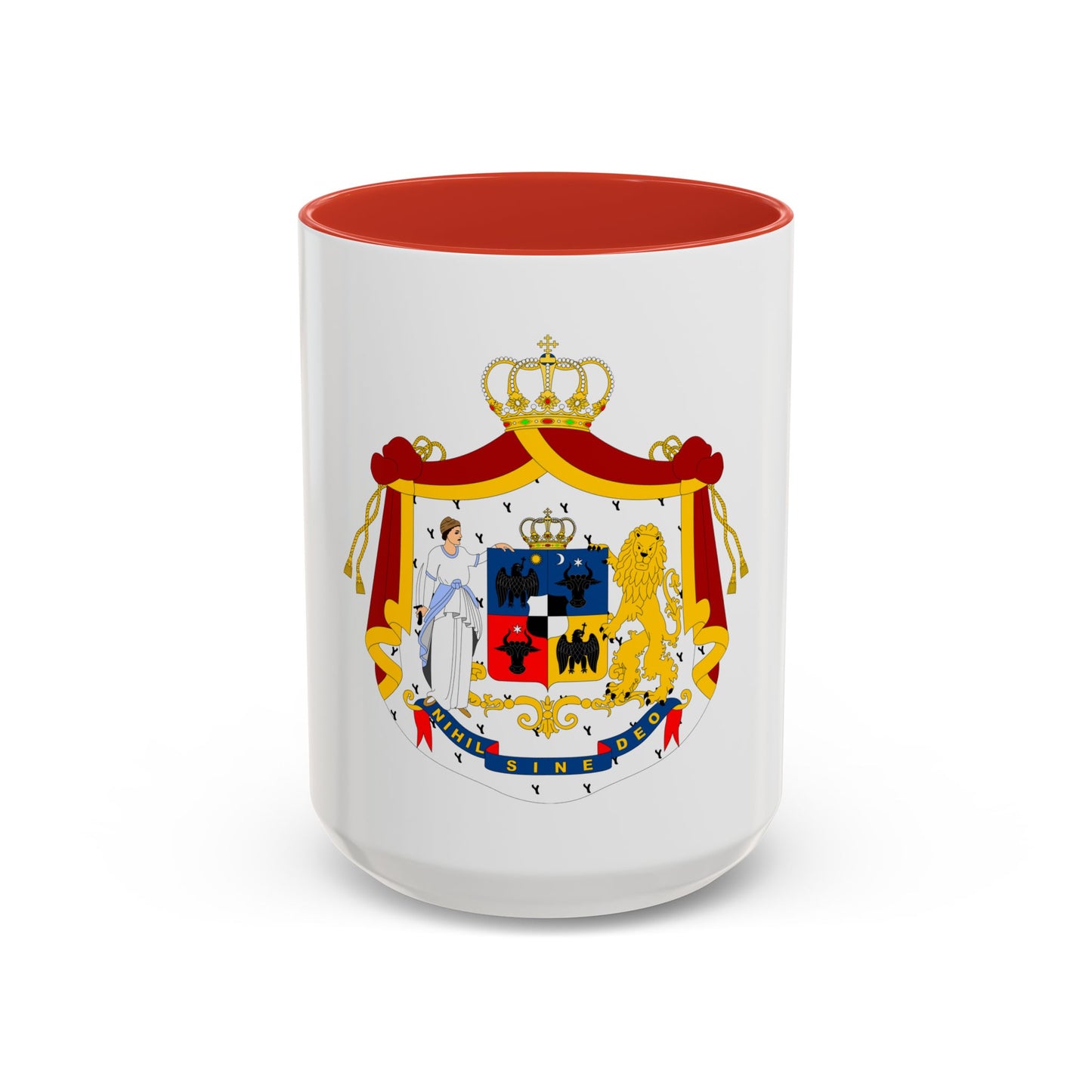 Coat of arms of Principality of Romania (1867-1872) - Accent Coffee Mug